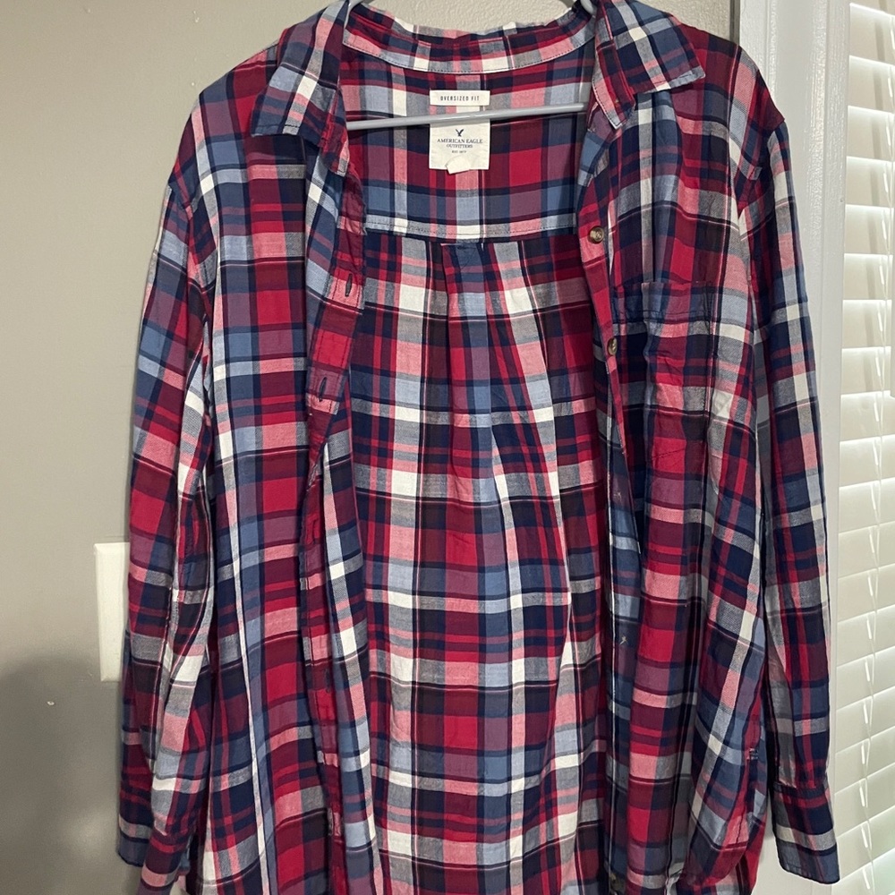 Oversized fit flannel
